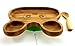 Bamboo Feeding Utensils Set Baby Toddler Suction Plate with Spoon