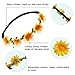Flying Childhood Girls Butterfly Wings Costume with Daisy Headband for Kids Fairy Princess Dress Up Party Favors