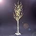 Excelvan Safe 48 LEDs 1.2M/4FT Silver Warm White Xmas Led Birch Twig Lighted Branches Tree for Home Bedroom Patio Garden Gate Yard Party Wedding Christmas Inside Outdoor Decoration