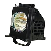 AuraBeam Economy Mitsubishi WD-60737 Television Replacement Lamp with Housing