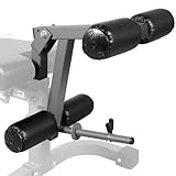 XMark Fitness 11-Gauge Adjustable Leg Curl/Extension Attachment XM-7455 (GRAY OR WHITE)