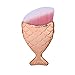 Makeup Brushes Set, LHEI Fish Scale Makeup Brush Fishtail Bottom Brush Powder Blush Makeup Cosmetic Brushes Tool (4pcs Rose Gold)