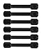Baby Proofing Child Safety Locks | Best Way To Baby Proof Your Home | Adhesive Safety Latches - For Cabinets, Drawers, Fridge Door - Trash Can, Toilet - 4 Free Extra 3M Adhesives(6 Pack,Black)