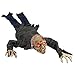 Halloween Haunters Animated Crawling Speaking Groundbreaker Zombie Reaper Prop Decoration - Moving Body, Creepy Moans Howls, Calls Out for Brains - Battery Operated - Haunted House Graveyard Display