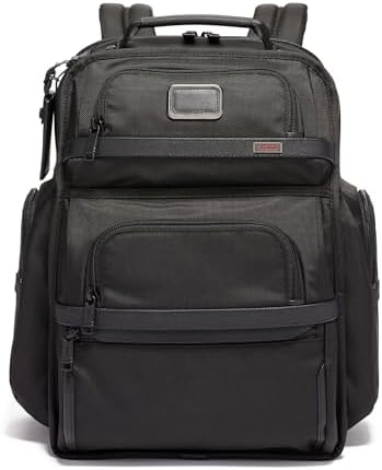 Amazon.com: TUMI Alpha 3 Compact Laptop Brief Pack® Black One Size