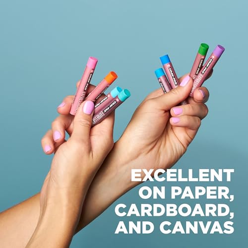 SAKURA Cray-Pas Expressionist Oil Pastel Set - Soft Oil Pastels for Artists - 12 Colors