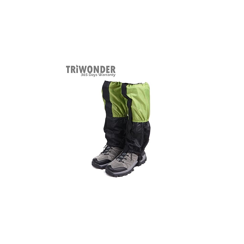 TRIWONDER FleeceLined Snow Leg Gaiters Waterproof Boot Gators Hiking