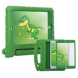 HDE Case for iPad Mini 1 2 3 Kids Shockproof Bumper Hard Cover Handle Stand with Built in Screen Protector for Apple iPad Mini 1st 2nd 3rd Generation (Green)