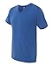 Next Level Apparel Men's TriBlend V-Neck T-Shirt, Vintage Royal, Large