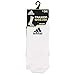 adidas Unisex Traxion Tennis Crew Sock (1-Pair), White/Light Onix, Medium, (Shoe Size 6.5-9)