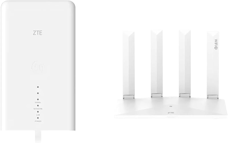 ZTE MC889 Outdoor 5G Router with T3000 WiFi 6 Router