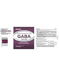 GNC Gaba 750 mg