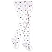 Heart Print Cotton Tights
