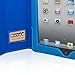Snugg iPad 2 Case - Smart Cover with Kick Stand (Electric Blue Leather) for Apple iPad 2