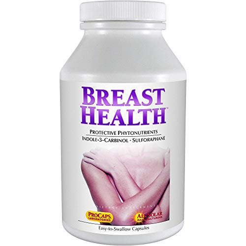 Andrew Lessman Breast Health 60 Capsules - Provides Protective Compounds for Natural Support of The Delicate Tissue of The Breast, with Indole-3-Carbinol, Sulforaphane, Green Tea Extract, and More