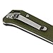 KIZER Knives Pocket Knife with Green Clip G10 Handles Material EDC Folding Knife, Begleiter V4458A2