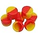Gentcy Silicone 2ml 100pcs Containers Silicone Storage Jar Seals 13color