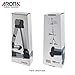 Aroma Aluminum Floor Stand Black AGS8 Adjustable for All Types of Guitars and Basses Foldable to Easily Carry Steady Stand Safe Protection