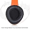 Wireless-Bluetooth-Headphones-Over-Ear-Rydohi-Hi-Fi-Stereo-Headset-with-Deep-Bass-Foldable-and-Lightweight-Wired-and-Wireless-Modes-Built-in-Mic-for-Cell-Phones-TV-PC-and-Traveling-Black-Orange Wireless Bluetooth Headphones Over Ear, Rydohi Hi-Fi Stereo Headset with Deep Bass, Foldable and Lightweight, Wired and…