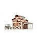 UMBUM Innovative 3D-Puzzles - The Storage - Wild West Series by Clever Paper (474)