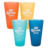 Corona Extra Multi Colored Plastic Cup Set