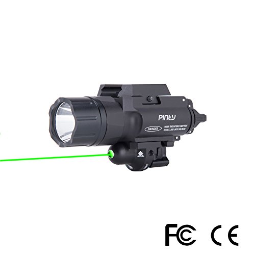 Pinty solid built-in green laser sight tir lens 4 modes…