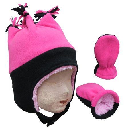 baby hat and mittens set 