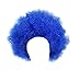 Gorse Halloween Costume Wig Cosplay Afro Clown Wig Party Funky Style for Men and Women (Blue)