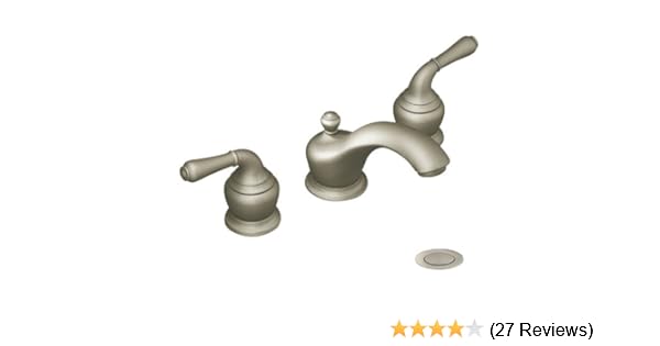 Moen T4570bn Monticello Two Handle Low Arc Bathroom Faucet Without
