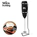 Milk Frother - Electric Rubber Handheld Milk Frother with Stand