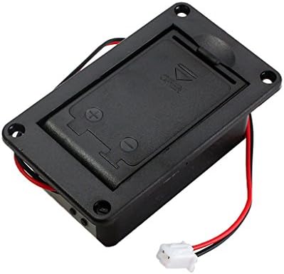 HOWWOH 1 Piece 9V Battery Holder Case Box Cover for Guitar Bass Active Pickup Connector