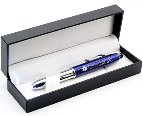 Medical Gift Penlight for Doctors, Nurses, Medical Assistants and Students with Hippocratic Quote - Pen with Flashlight and Stylus for Medical School Gift, Nurse Appreciation Gift, Nurses Week