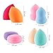 Makeup Sponges, Teenitor Makeup Blender Beauty Sponge Foundation Blending Sponge Flawless for Liquid Creams Powders Multi-color Random 8pcs(4+4)