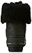 crocs Women's AllCast II Luxe Snow Boot, Black Shimmer, 7 M US