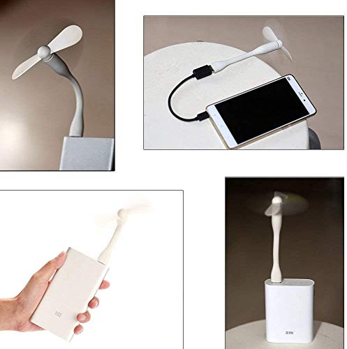 2 Pack USB Mini Fan, Phone Fans, Mini Portable Mobile Computer cooling fan, Quiet Travel Fan Compatible Any USB Port Like Power Bank