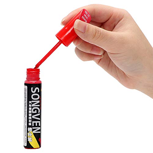 SONGVEN Red Car Touch Up Paint Pen Auto Scratch
