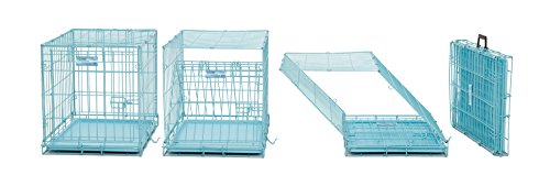 MidWest iCrate 24" Blue Dog Crate - Image 3