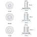 Frienda High Heel Protectors Clear Heel Stoppers for Wedding or Outdoor Events (24 Pairs)