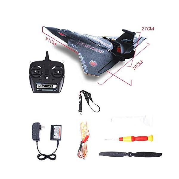 MAATCHH Fernbedienung Flugzeug 630mm Spannweite EPP Sea-Land-Air 3 in 1 Plus RC Flugzeug RC Boot RC Car KIT/PNP Schwarz… – Bild 5