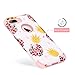 iPhone 7 Plus Case, iPhone 8 Plus Case, KAMII Pineapple Pattern Shockproof 3in1 Dual Layer TPU Bumper Hard PC Hybrid Defender Armor Case Cover for Apple iPhone 7 Plus/8 Plus (Rose Golden)