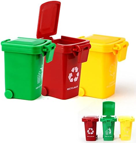 Aiting Kids Push Toy Vehicles Garbage Trucks Trash Cans