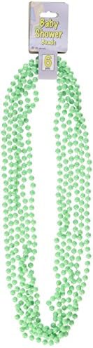 Baby Shower Beads (mint green) (6/Card)