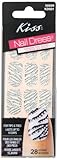 Kiss Nail Dress Strips Garter - 28 CT