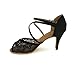 Misu Women's Lace Party Wedding Shoes Latin Salsa Tango Practice Ballroom Dance Shoes 3.3