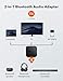 TaoTronics Bluetooth 5.0 Transmitter/Receiver, Wireless 3.5mm Audio Adapter (aptX Low Latency, Pair 2 at Once, for TV/Car Sound System, Volume Control)thumb 1