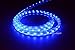 CBConcept UL Listed, 65 Feet, 7200 Lumen, Blue, Dimmable, 110-120V AC Flexible Flat LED Strip Rope Light, 1200 Units 3528 SMD LEDs, Indoor Outdoor Use, Accessories Included Ready to use