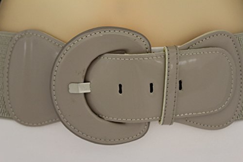 TFJ Women Belt Hip Elastic High Waist Band Plus Size M L Xl Light Beige