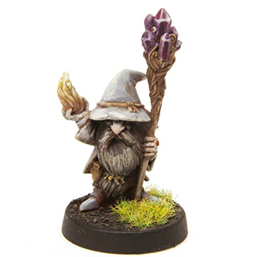 Stonehaven Gnome Wizard Male Miniature - 28mm Table Top Wargame Figure