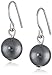 Amazon Essentials Grey Tonal Simulated Pearl Illusion Chain Earrings and Necklace Set, 16