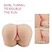 Y-NOT Male Masturbator Sex Toys Big Ass Doll Realistic Lifelike Sex Love Doll with Vagina and Anal Holes Pussy Anal Adult Toy for Male Flesh Color